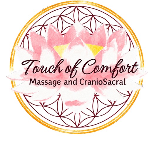 Touch of Comfort — Massage and CranioSacral floral logo